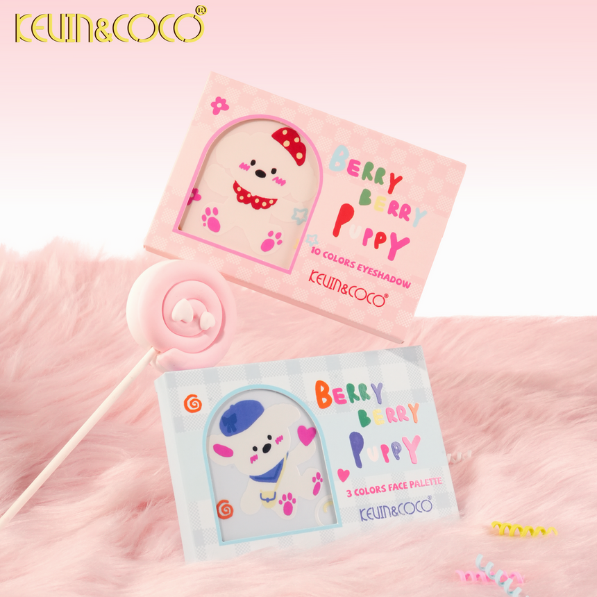Sombras Kevin & Coco Berry Berry Puppy 10 Colors Eyeshadow Palette