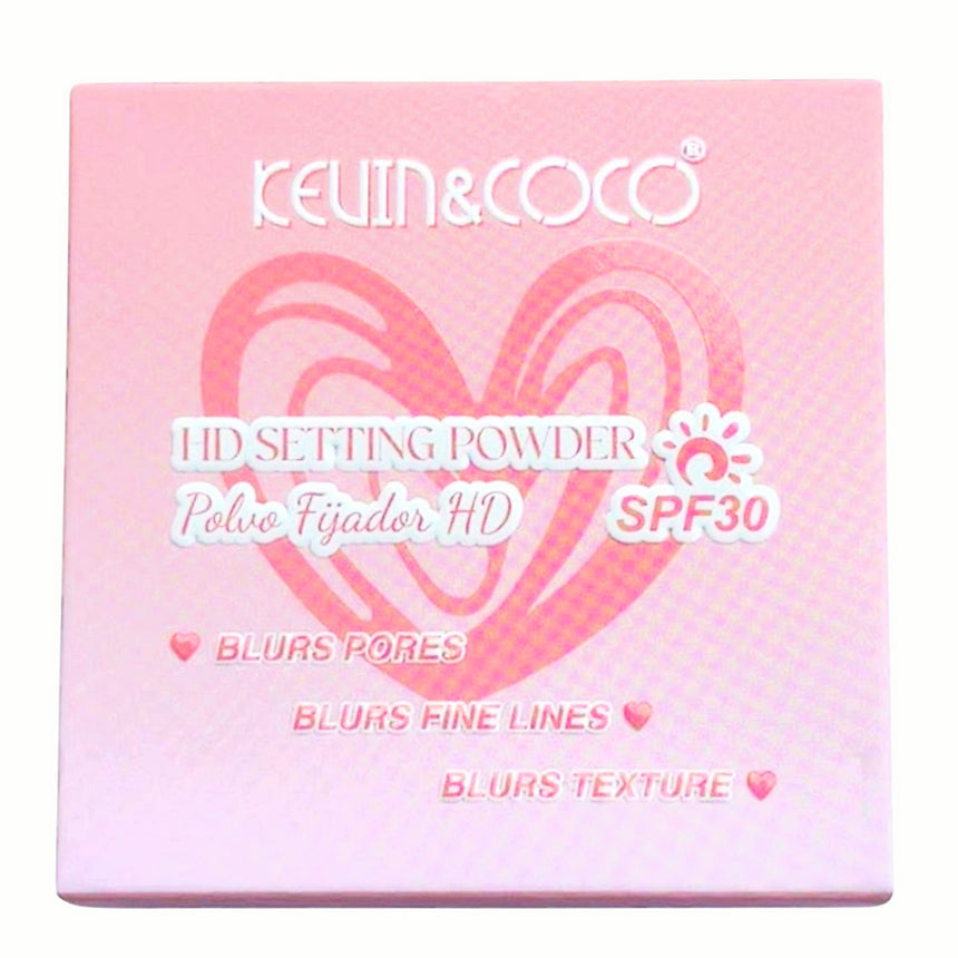 Polvos Fijadores con Protector Solar Kevin & Coco HD Setting Powder 30spf