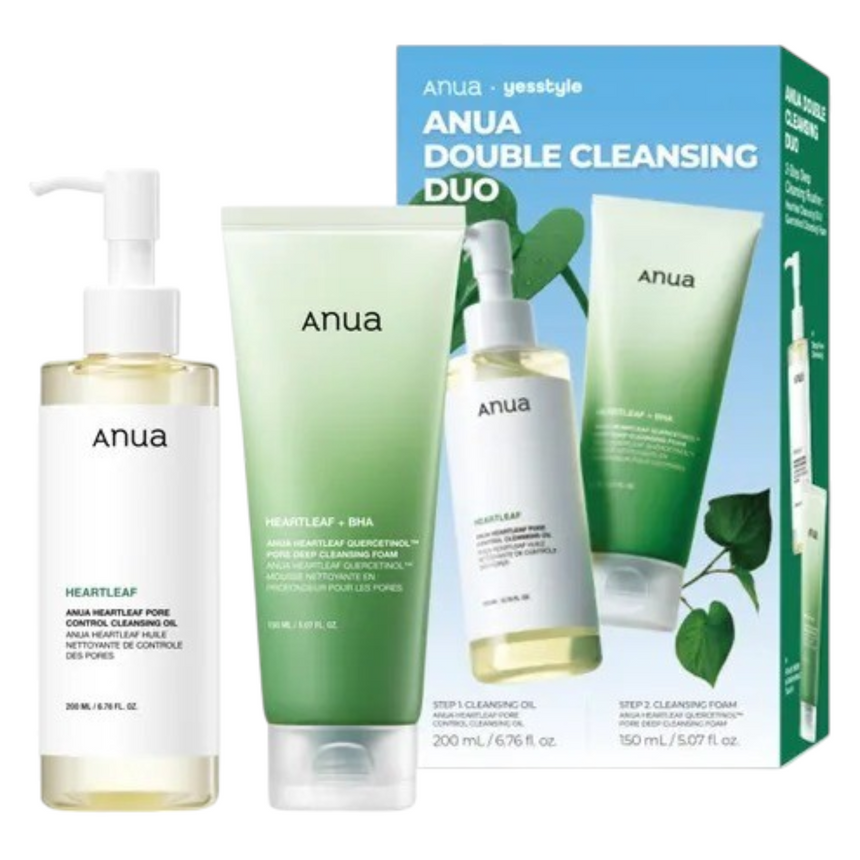 Kit de Skincare Anua Double Cleansing Dou Set de Doble