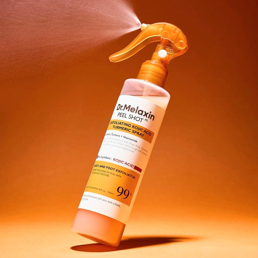 Spray Corporal Exfoliante con Ácido Kójico y Cúrcuma Dr. Melaxin Peel Shot Body Spray