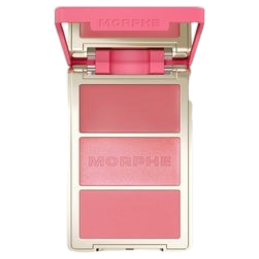 Rubor Multifuncional Morphe Cheek Thrills Multi Finish Face Trio