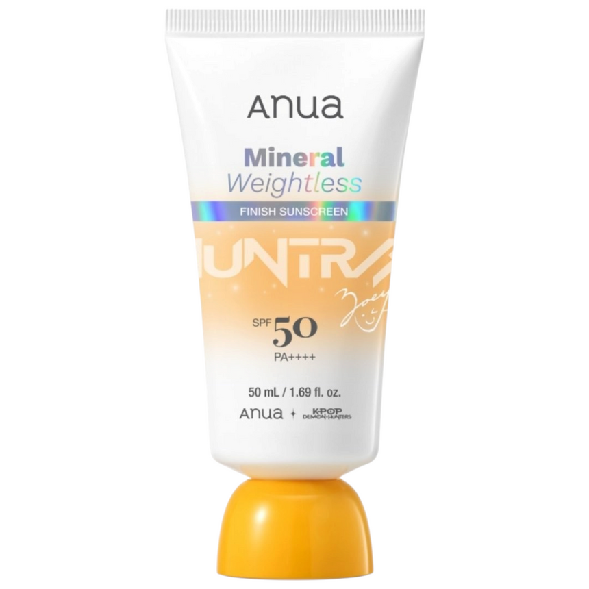 Protector Solar Mineral Anua Weightless Finish Mineral Sunscreen 50spf 50ml