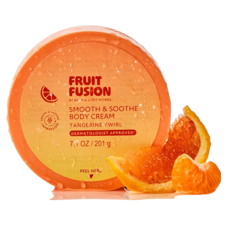 Crema Corporal Bath & Body Fruit Fussion Tangerine Twirl Smooth & Soothe Body Cream 201g