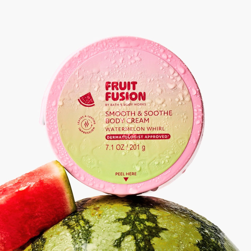 Crema Corporal Bath & Body Fruit Fussion Watermelon Whirl Smooth & Soothe Body Cream 201g