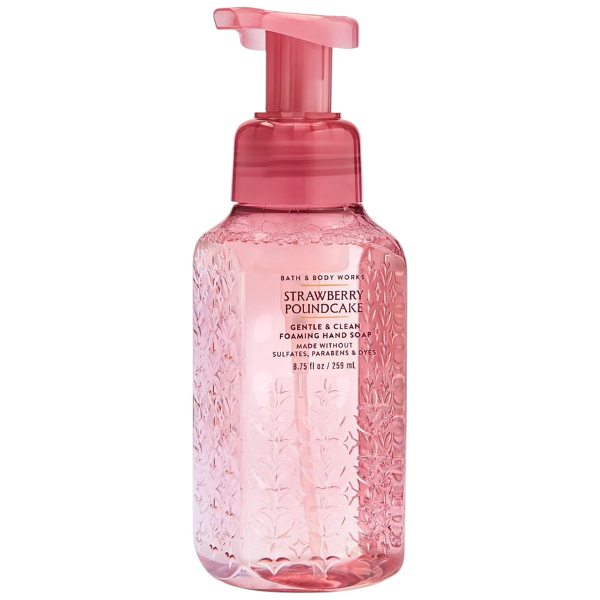 Jabón Bath & Body Strawberry Poundcake Gentle & Clean Foaming Hand Soap 259ml