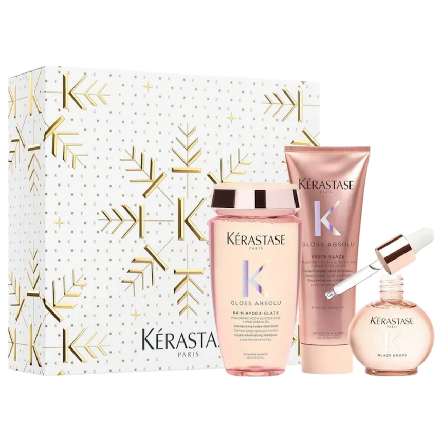 Kit para Cabello Kérastase Gloss Absolu Trio Gift Set for Glossy Hair