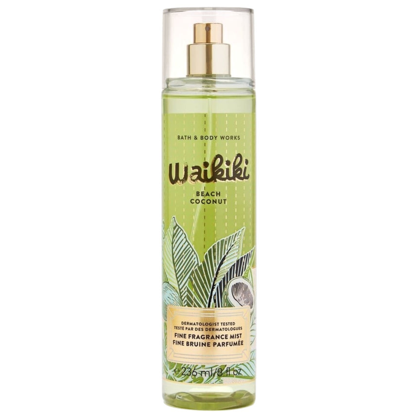 Bruma Corporal Bath & Body Works Waikiki Beach Coconut Fragance Mist 236ml