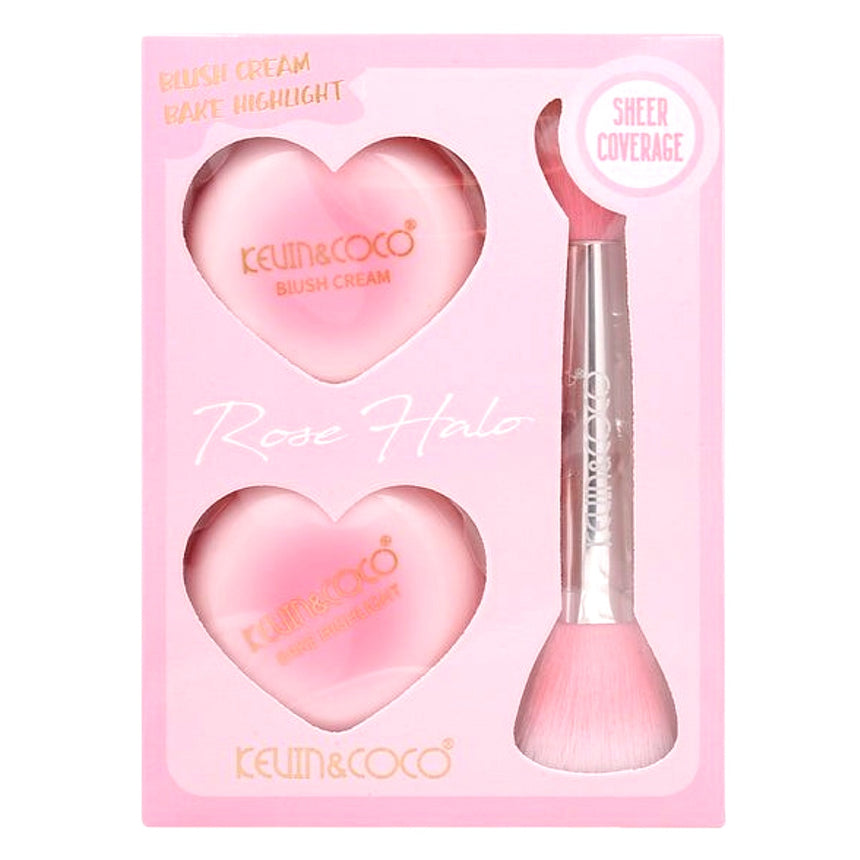 Rubor e Iluminador Kevin & Coco Rose Halo Blush Cream