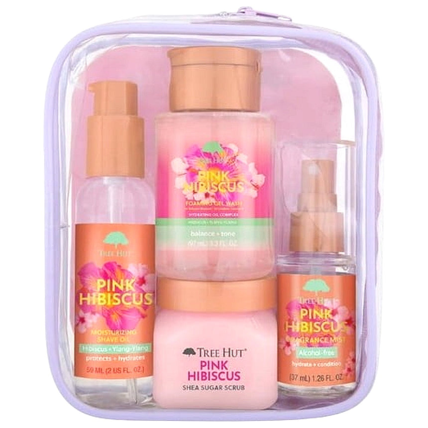 Set de Ducha Tree Hut Pink Hibiscus Everything Set