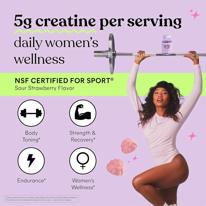 Gomitas de Creatina para Mujer Lemme Creatine Body Toning Gummies