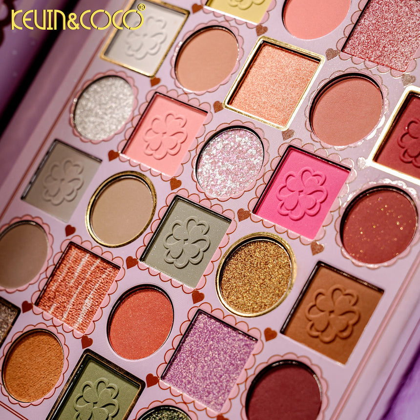 Kit de Sombras, Rubores e Iluminadores Kevin & Coco Lucky Meet