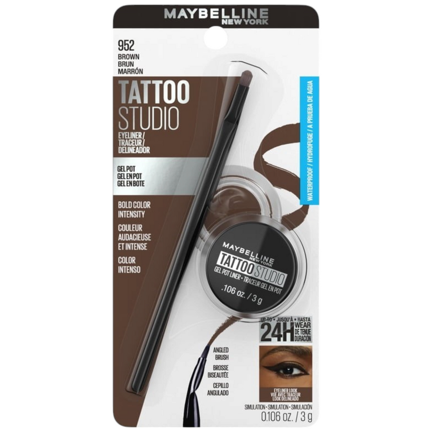 Delineador en Gel Maybelline Lasting Drama Waterproof