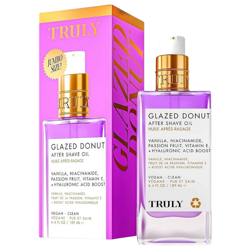Aceite para Después del Afeitado de Vainilla y Maracuyá Truly Glazed Donut After Shave Oil Vanilla Passion Fruit 189ml
