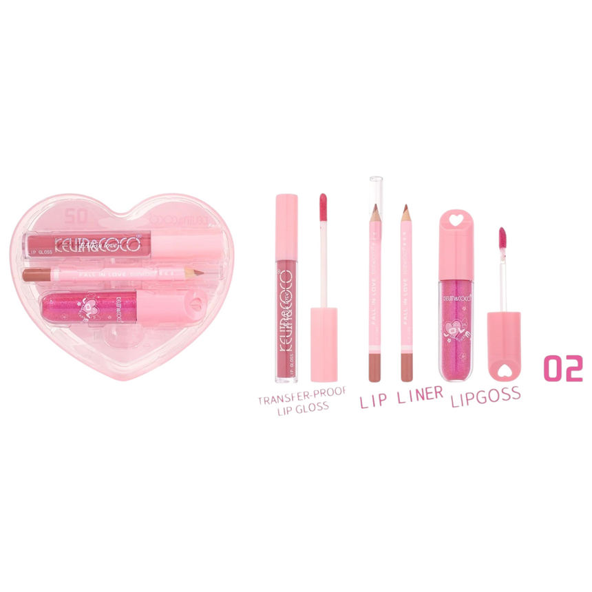 Dúo de Labios Kevin & Coco Fall in Love Lip Duo