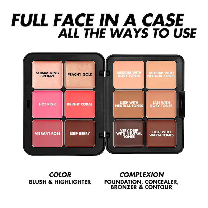 Paleta Multifuncional Makeup Forever HD Skin Face Essentials Full Face Cream Palette
