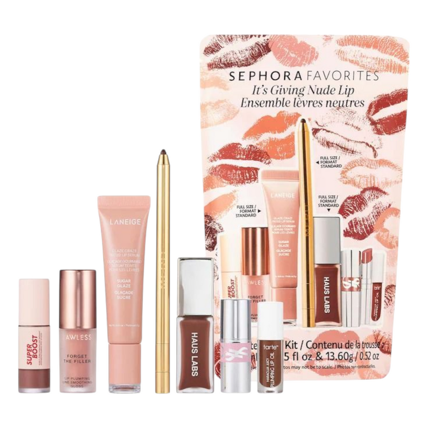 Al por Mayor Kit de Labiales Sephora Favorites It's Giving Nude Lip Makup Value Set