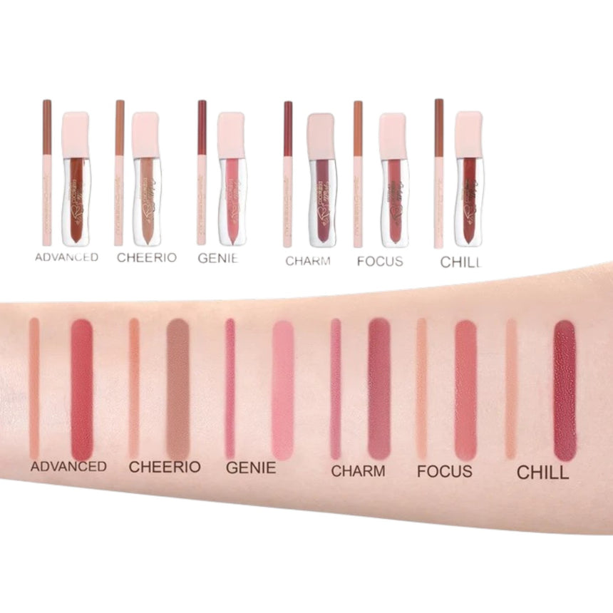 Set de Brillo Labial y Delineador Kevin & Coco Velvet Define