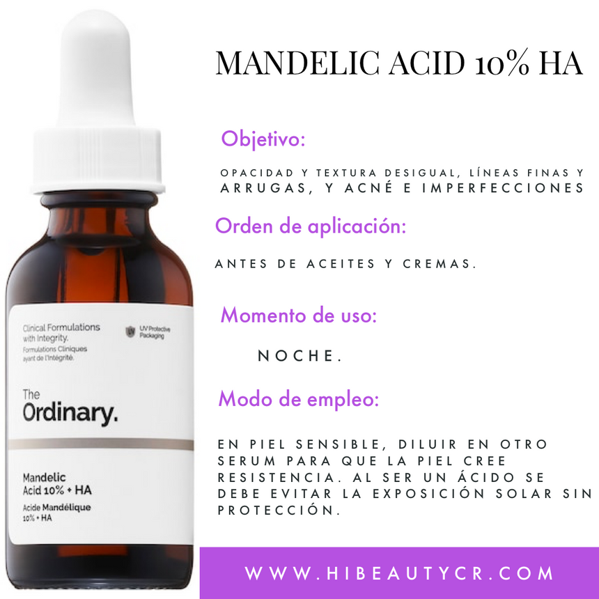 Al por Mayor Exfoliante The Ordinary Mandelic Acid 10% + HA