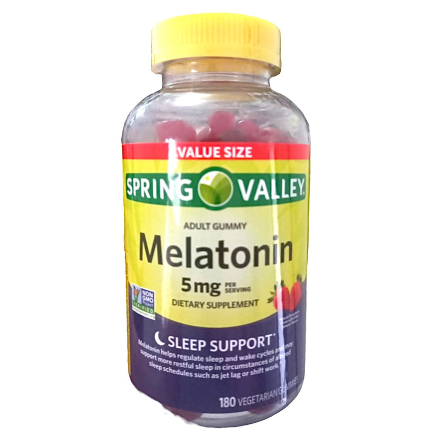Gomitas de Melatonina para Dormir Spring Valley Sleep Support 5mg (Variadas)