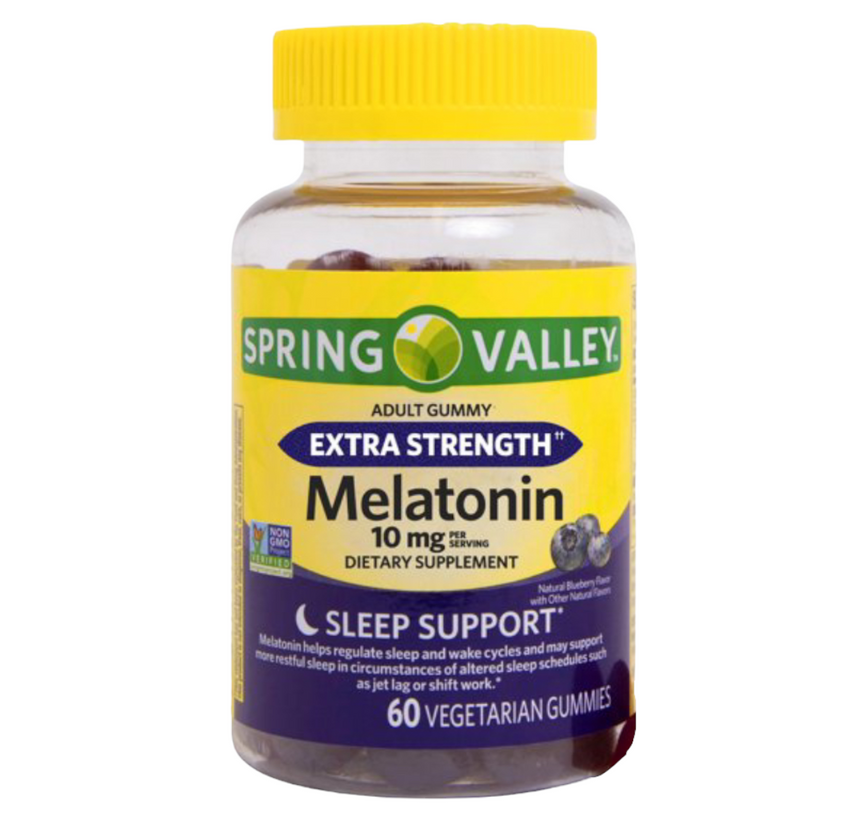 Gomitas de Melatonina Extra Fuertes Spring Valley Extra Strength Melatonin
