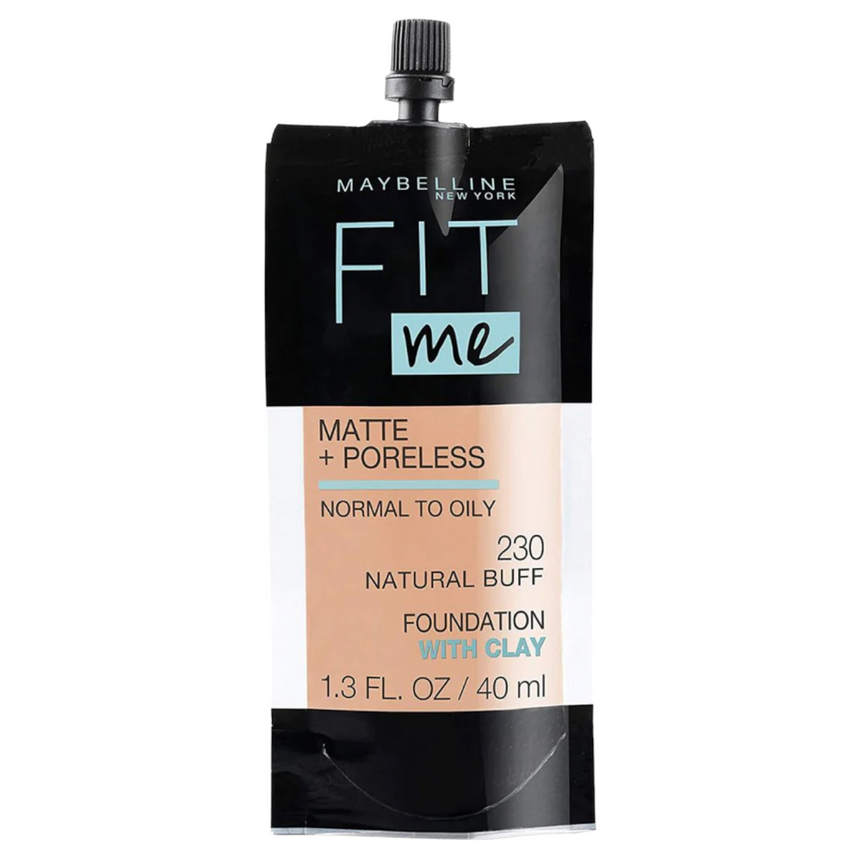 Base Maybelline Fit Me Matte Poreless Foundation With Clay (Envío gratis)