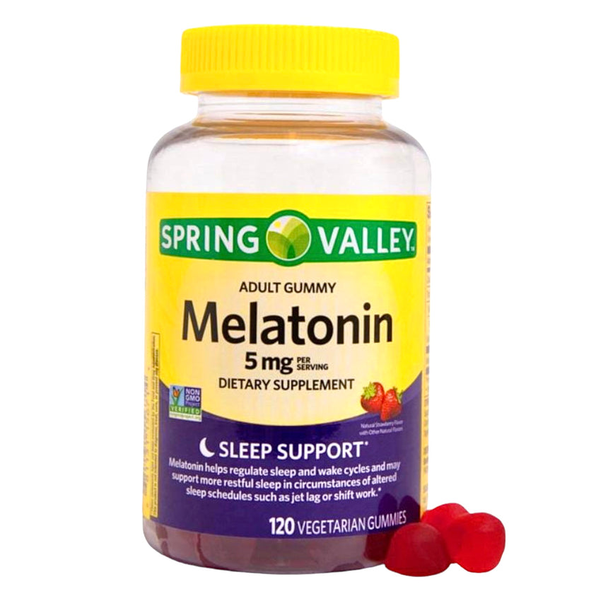 Gomitas de Melatonina para Dormir Spring Valley Sleep Support 5mg (Variadas)