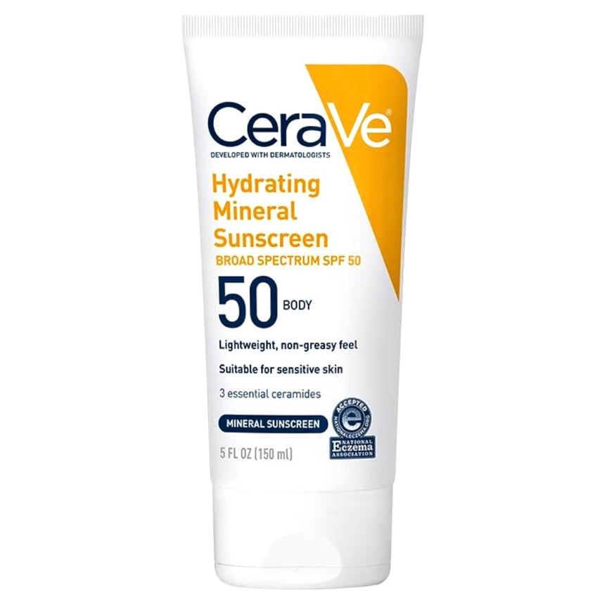 Protector Solar Corporal Cerave Hydrating Mineral Sunscreen Body 50spf