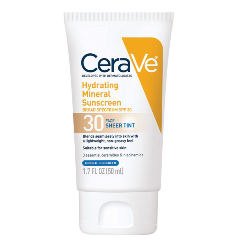 Al por Mayor Protector Solar con Color Cerave Mineral Hidratante Face Sheer Tint 30spf