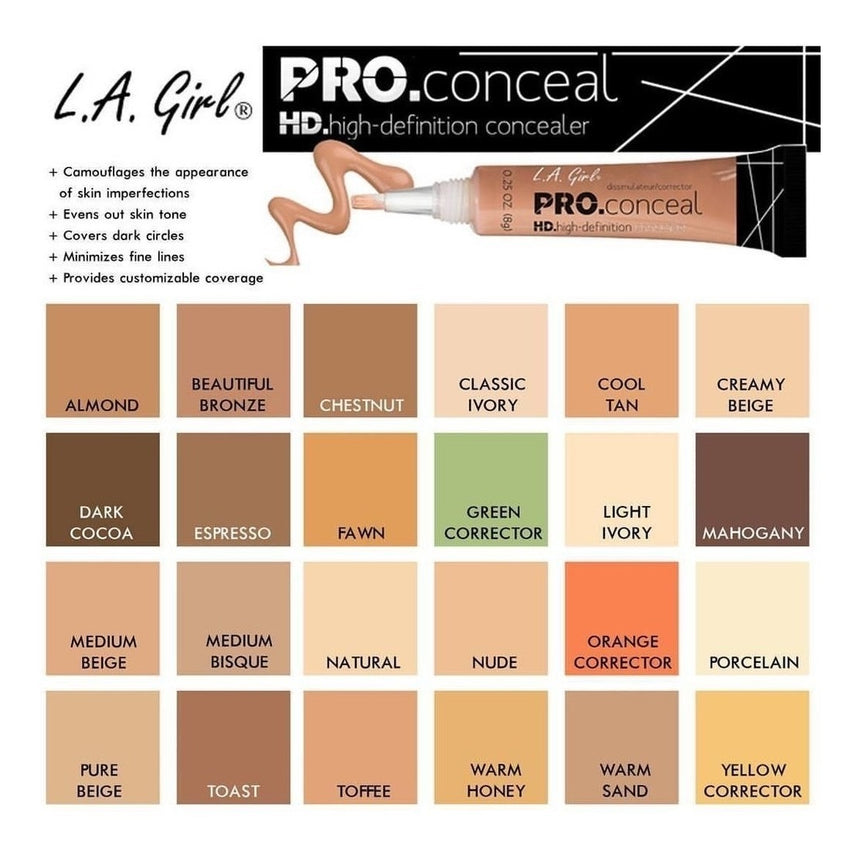 Corrector L.A. Girl HD Pro Conceal