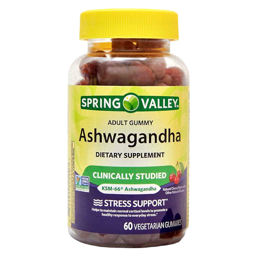 Al por Mayor Gomitas para Estress Spring Valley Ashwagandha Stress Support Vegetarian Gummies (60uni)