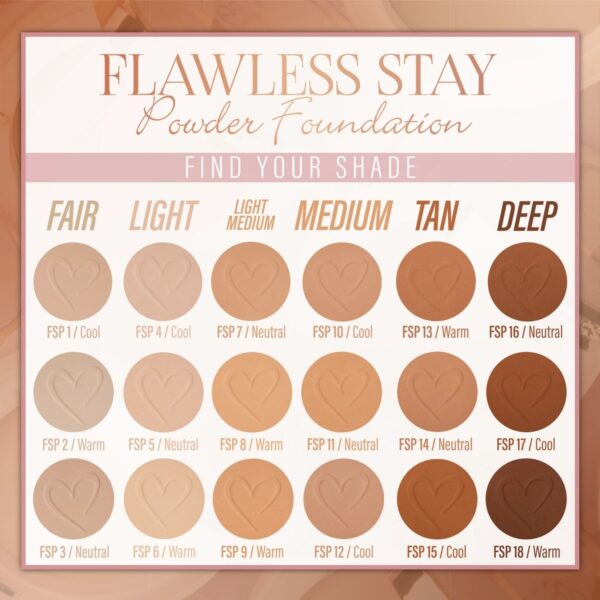 Al por Mayor Polvos Beauty Creations Flawless Stay Powder Foundation