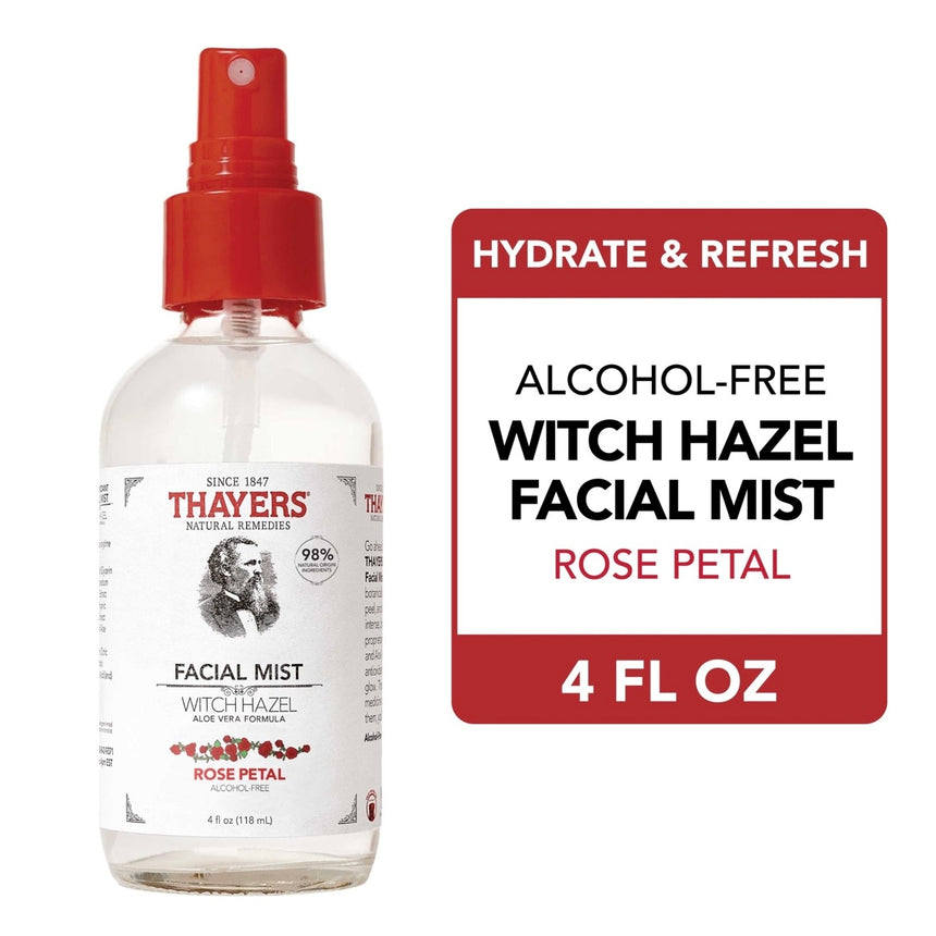 Tónico Thayers Facial Toner Witch Hazel con Aloe Vera y Pétalos de Rosas (118ml)